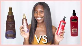 Heat Protectants For #Relaxedhair | Silk Elements Vs. Tressemme Which Is Better?