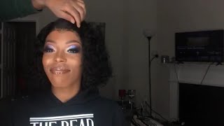 How To Apply Lace Frontal Wig ( No Glue / No Sew / No Tape )