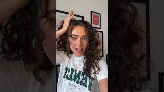 Trying Pinterest Hairstyles On Curly\Wavy Hair!!