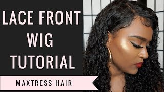 Lace Frontal Sew In Tutorial *No Glue* Maxtress Hair