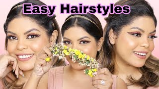 3 Easy Heatless Hairstyles For Wedding Season | Sohini Chanda
