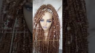 Headband Wig Honey Blonde 27 613 Box Braids Jungle Braids Wig Sale Alopecia Hair Jewelry Halloween