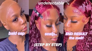 Start To Finish | Pre-Colored Deep Wave 99J Wig Install (Beginner Friendly) | Ali Pearl Hair