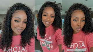Beautiful Mongolian Curly Hd Lace Wig|Easy Install For Beginners!!| Ft. Ohmypretty Hair!!|Shook!