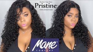 Watch Me Make This Wig Pristine  Brazilian Virgin Remy | Hair Tutorial/Review | Ft. Mane Concept