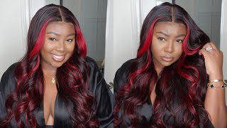 *New*   Fire Red Highlights!!! | No Dye! Needed Ft. Beauty Forever Hair