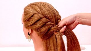 Easy Hairstyle For Long And Medium Hair