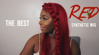  The Best Red Synthetic Wig Under $40?!