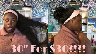 $30 Headband Wig From Amazon?!?! |  Review | I Shall Name You My Grocery Store Wig!