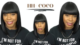 The Wig Brazilian Human Hair Blend Wig - Hh Coco --/Wigtypes.Com