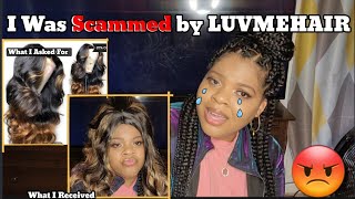 I Was Scammed By Luvme*Hair  This Hair Is Terrible !