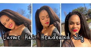 Luvme Hair Headband Wig Review | Kinky Straight 22 In