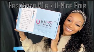 Affordable Water Wave Headband Wig | Ft Unice Hair Amazon