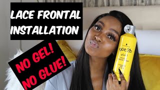 How To Install A Frontal Lace Wig | Glueless Method With Got2B Glued Spray
