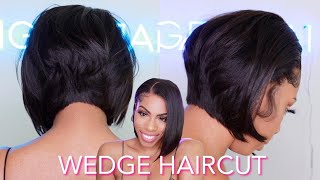 This Angled Wedge Cut Yaki Bob Is It! Classic & Versatile, Must-Have Bob Wig Style & Gomyfirstwig