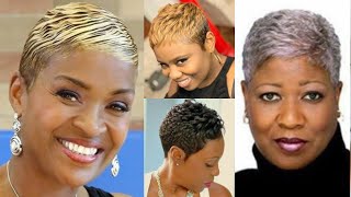 17 Modern And Youthful Short Hairstyles And Haircuts For Black Women Over 40 In 2022 | Wendy Styles