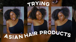 Black Girl Tries Asian Hair Products | Jaylynn.
