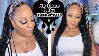 No Lace Wig Today! I Finally Did It Y'All I Actually Braided My Own Hair Tell Me How I Did