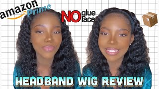 Must Have Amazon Headband Wig | For Curly Type 4 Hair, No Glue, No Lace | Tovi Tovia