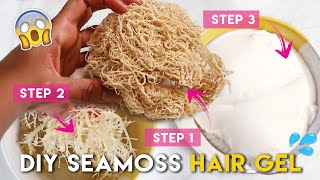 Diy Homemade Sea Moss Hair Gel Recipe