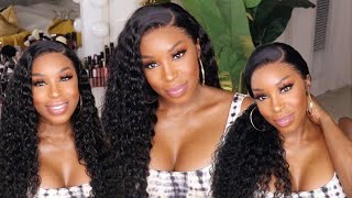 Flawless Curly Wig Install - No Baby Hairs Needed | Hd Skin Melt Lace Ft Hermosa Hair