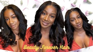 Beauty And The Beat !  Super Affordable! Beauty Forever Hair Hand Tied Lace Part Body Wave Wig