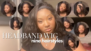 Tutorial | Medium Length Headband Wig Styles