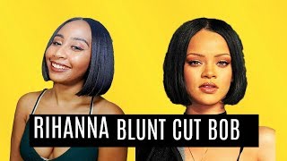 How To: Blunt Cut Bob (Beginner Friendly)| Bobbi Boss Lyna Lace Wig