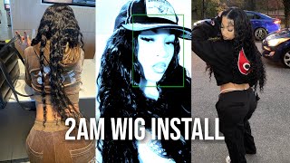2Am Wig Install | Ft. Wiggins Hair | Road Trip In The Morning? Hint Hint...