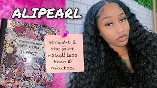 Deep Curly Upart  *Super Affordable* (Easy + Detailed Install) Alipearl Hair!