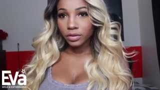 Evawigs Beyonce Inspired Ombre #27 Honey Blonde Wig Review & How To Curl Your Straight Hair