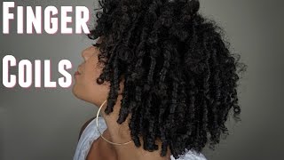 How To: Finger Coils | Natural Hair | Feat Tropic Isle Living