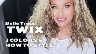 Belle Tress Twix Wig | 3 Colors Side-By-Side | How To Style These Curls |  Shorter One Coming Soon?!