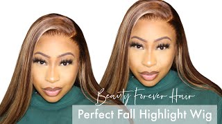 The Perfect Fall Wig | The Infamous Highlight Wig | Beauty Forever Hair