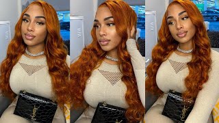This Color Is Everything Ginger Frontal Wig Install Ft Ashimary Hair