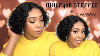 Bobbi Boss 100% Human Hair Lace Front Wig - Mhlf426 Steffie +Giveaway --/Wigtypes.Com