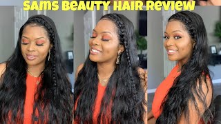 Upscale Virgin Remi | Sams Beauty Hair Review?? | Melted Lace | Full Lace Wig | Affordable Hair
