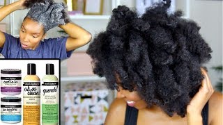 One Brand Hair Care Routine | Natural Hair | Aunt Jackie'S Curls & Coils Collection | 4B 4C Hai