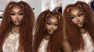 Ginger Brown Wig Install Tutorial For Beginner Friendly Ft.Sunber Hair