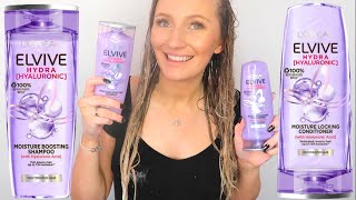 L'Oreal Elvive Hydra Hyaluronic Acid Shampoo & Conditioner Review | The Best Hair Care For Dry