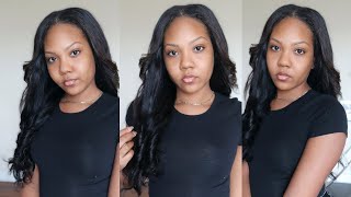 How To Glueless Install & Style A Body Wave U-Part Wig 2 Ways | Beginner Friendly Ft. Asteria Hair