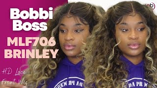 Bobbi Boss Glueless Hd Deep Lace Wig "Mlf706 Brinley" |Ebonyline.Com