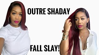 Under $50 13X6 Lace Front Wig | Ft Outre Shaday 32In Drff Red Velvet
