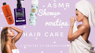 Asmr | Shower Routine / Hair Care / Best Hair Products / No Talking | Relaxing / Aesthetic Videos