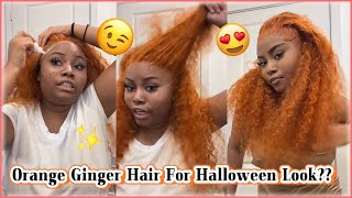 Ready For Halloween Look Deep Wave Lace Wig Install | 13X4 Big Lace Area #Elfinhair Honest Review