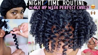 Night Time Routine For Perfect Next Day Curls | Natural Hair