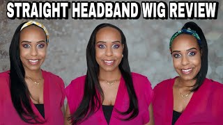 Amazon Human Hair Straight Headband Wig Review Ft Fashion Plus | Jackienaturals