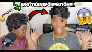 Omg!!! Y'All Look At This $20 Amazon Wig Transformation!! It'S Insane!! | Mary K. Bella