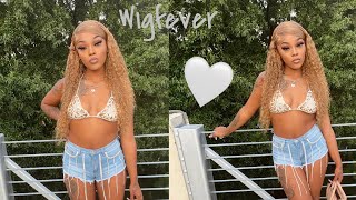 Beautiful Honey Blonde Wig Install| Wigfever