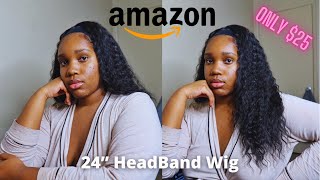 Affordable 24 Inch Headband Wig From Amazon